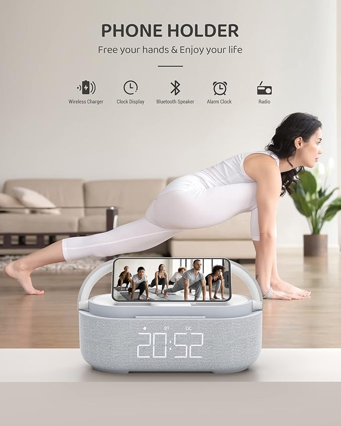 اسپیکر و شارژر وایرلس دیوریکس مدل DX-W100