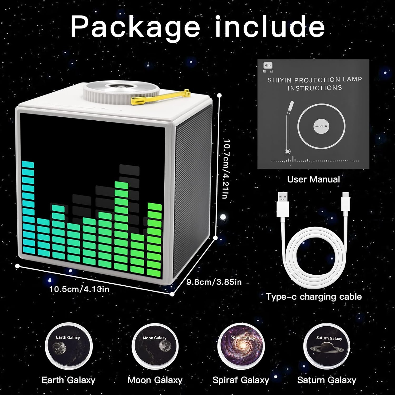 چراغ خواب پروژکتور کهکشانی Shiyin مدل K-1206