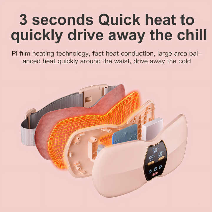 ماساژور قاعدگی تسکین درد طرح پروانه ای