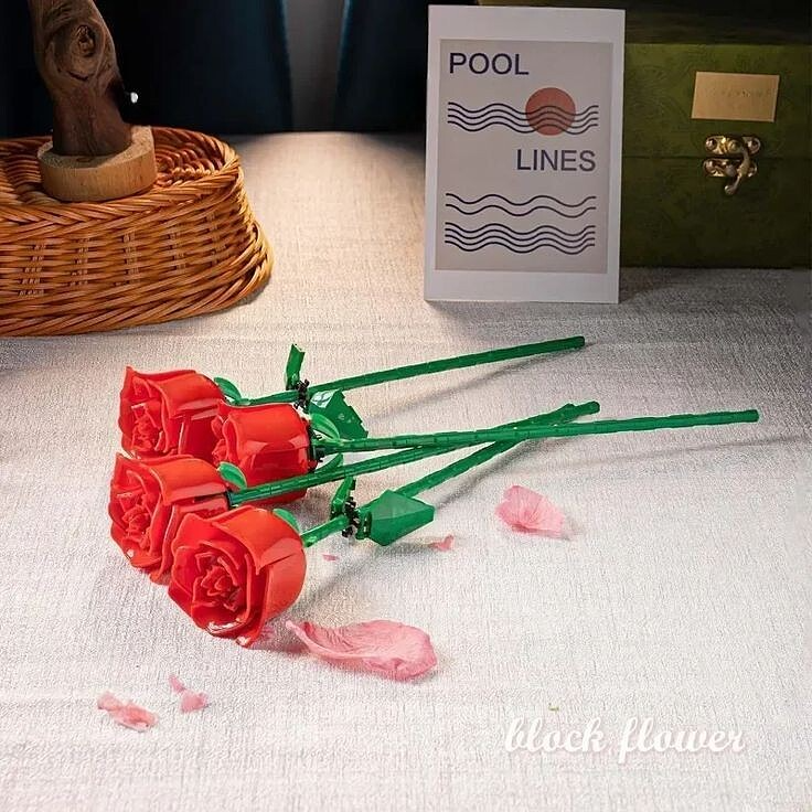 لگو طرح گل رز مدل Eternal Rose