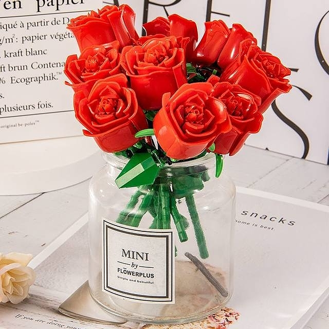 لگو طرح گل رز مدل Eternal Rose