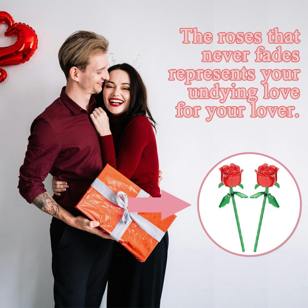 لگو طرح گل رز مدل Eternal Rose