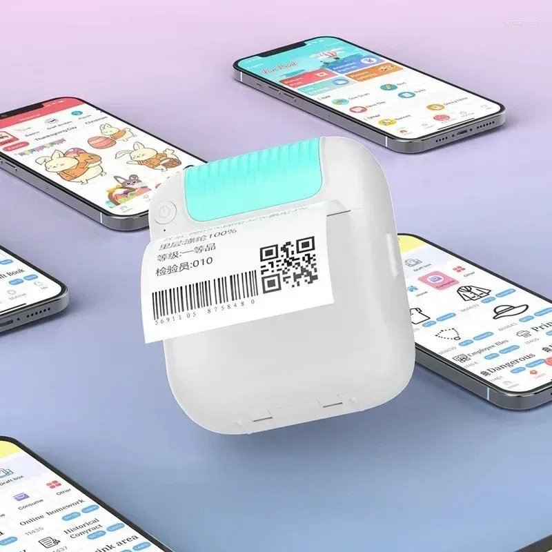 مینی پرینتر و لیبل زن مدل B2