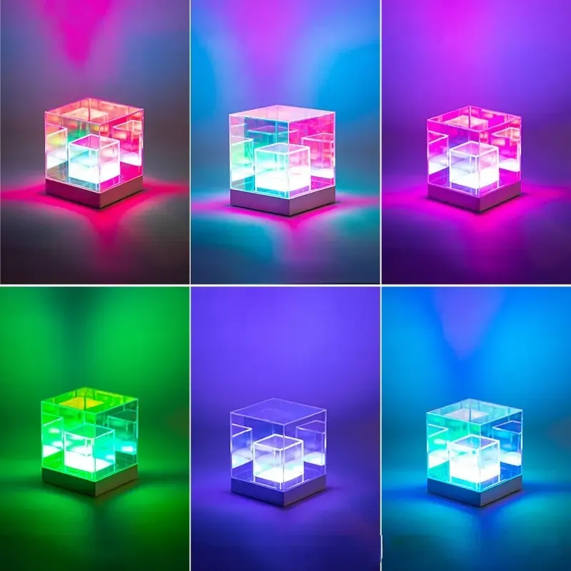 چراغ خواب مدل مکعبی