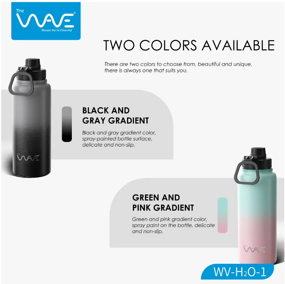 قمقمه استیل برند Wave مدل H2O-1