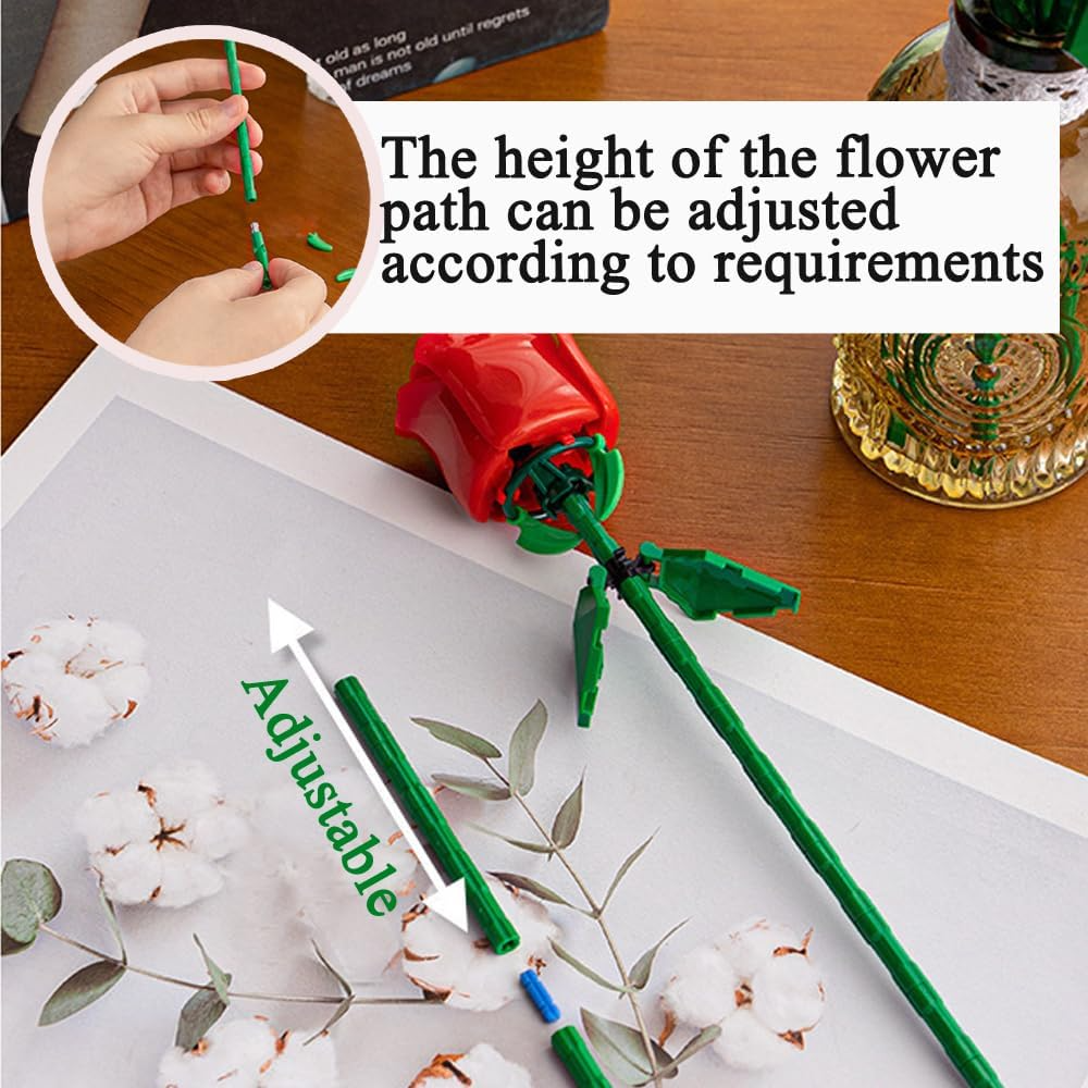 لگو طرح گل رز مدل Eternal Rose