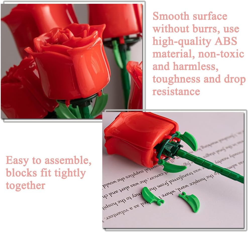 لگو طرح گل رز مدل Eternal Rose