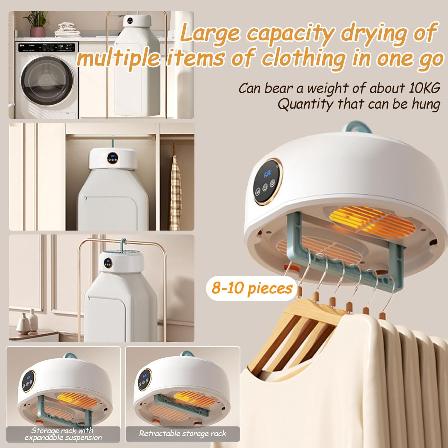 خشک کن لباس قابل حمل مدل SH-009