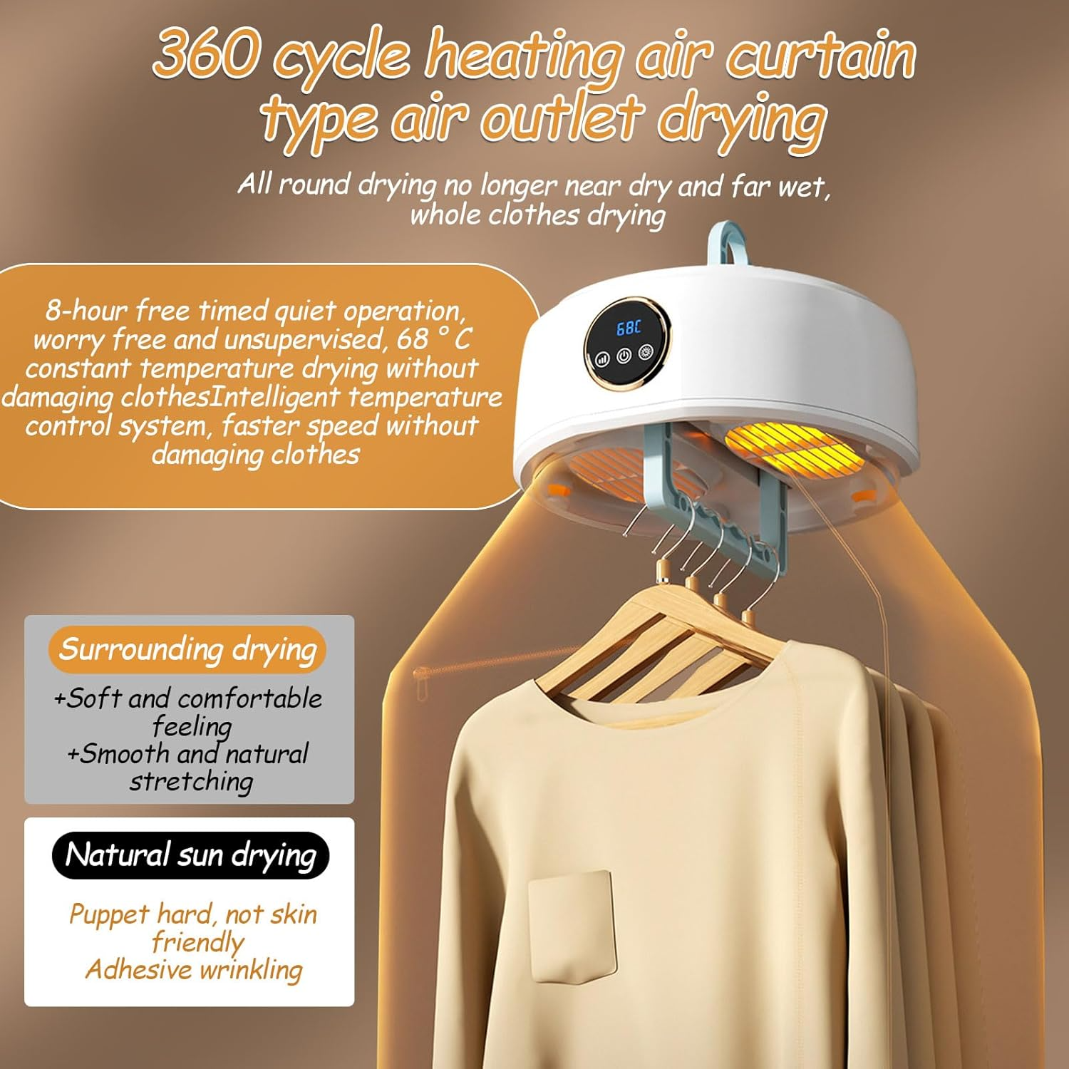 خشک کن لباس قابل حمل مدل SH-009