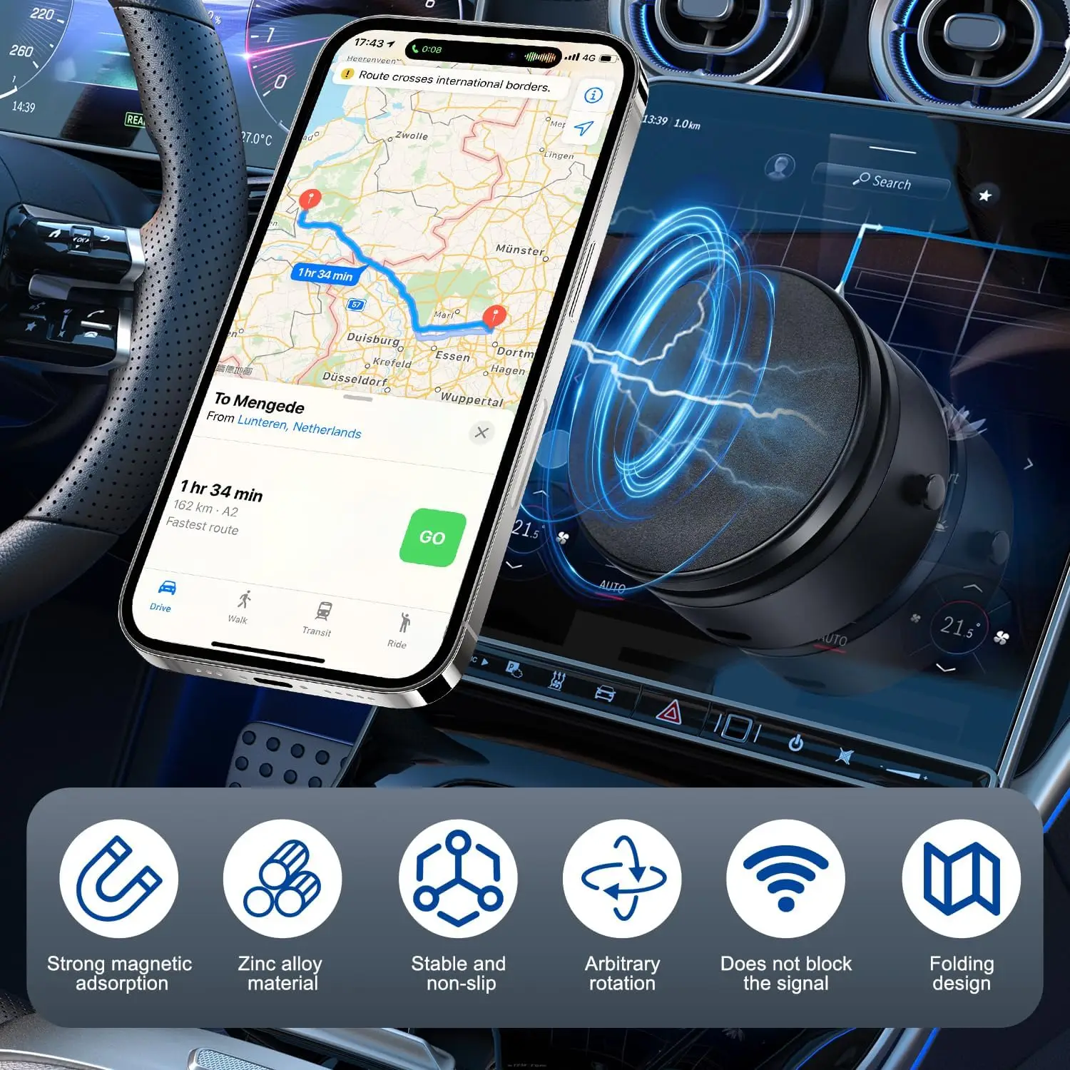 نگه دارنده گوشی VACUUM SUCTION مدل D21