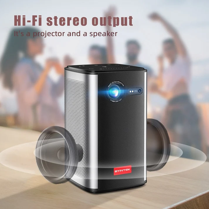 مینی پروژکتور شارژی برند BYINTEK مدل P70