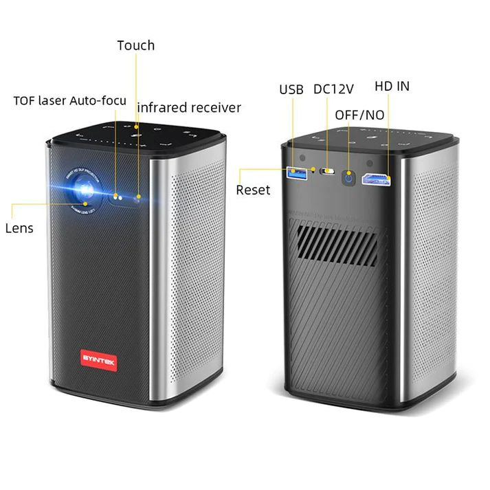 مینی پروژکتور شارژی برند BYINTEK مدل P70