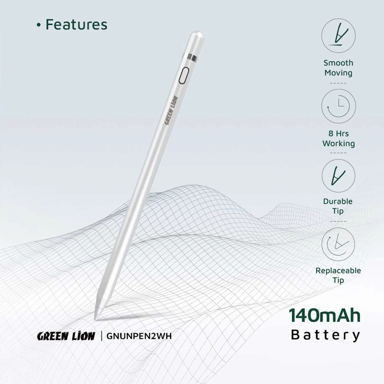 قلم لمسی گرین لاین مدل Universal Pencil 2