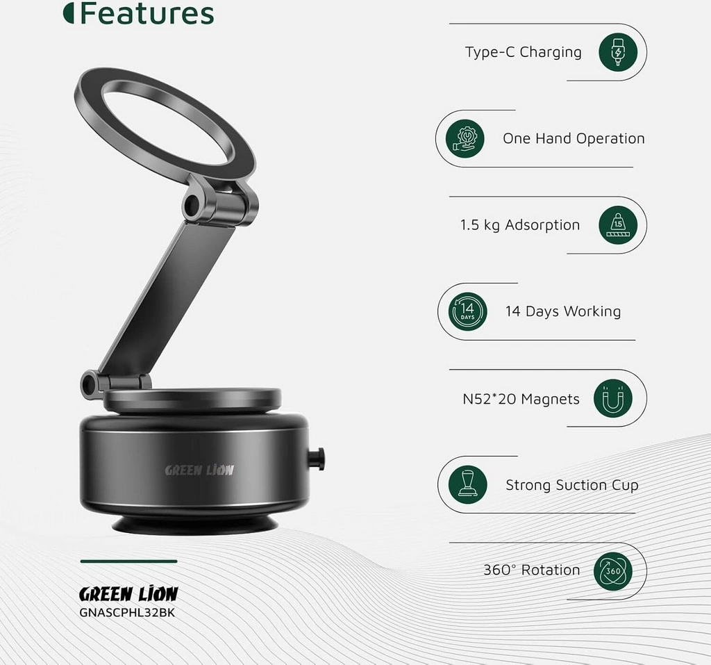 هولدر موبایل وکیومی گرین لاین مدل GX-32