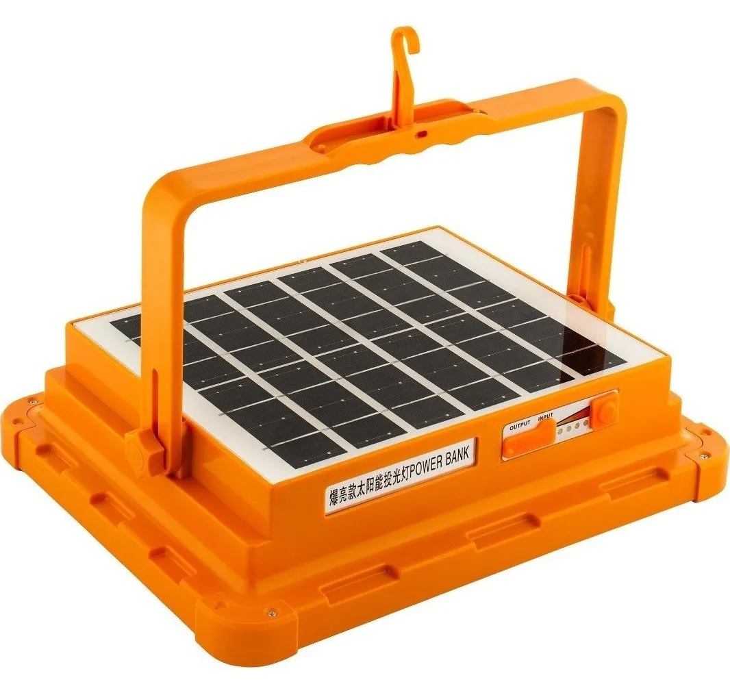 پروژکتور شارژی و خورشیدی مدل HG-77