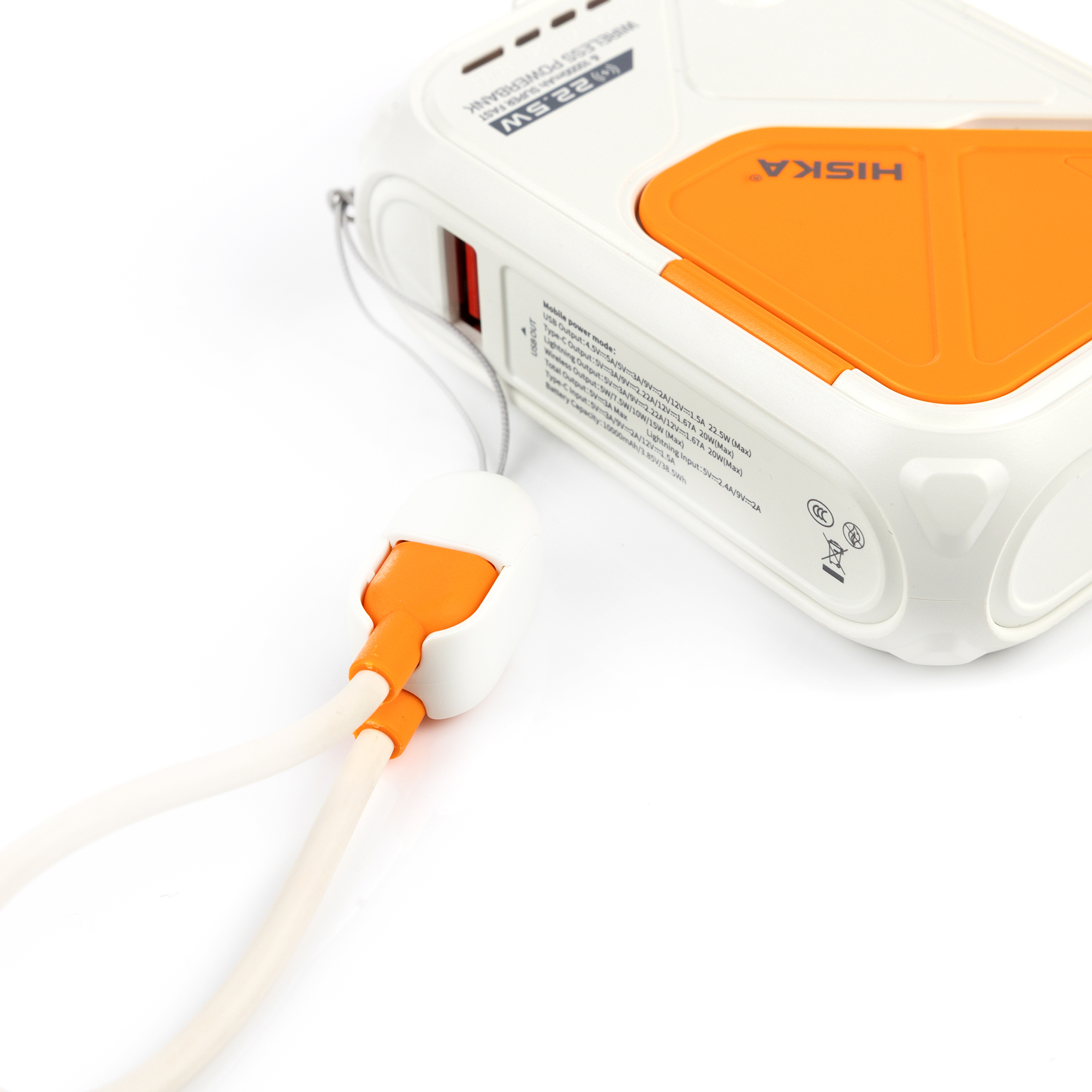 پاوربانک هیسکا مدل HP-123PD ظرفیت 10000 میلی آمپر ساعت