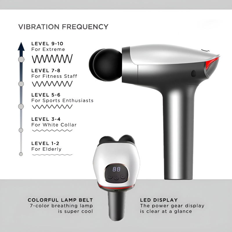 ماساژور تفنگی دو سر بلوآیدیا مدل BLD-922