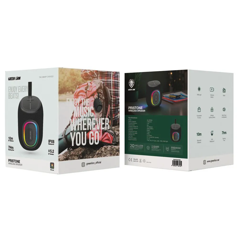 اسپیکر بلوتوثی قابل حمل گرین لاین مدل Pristone
