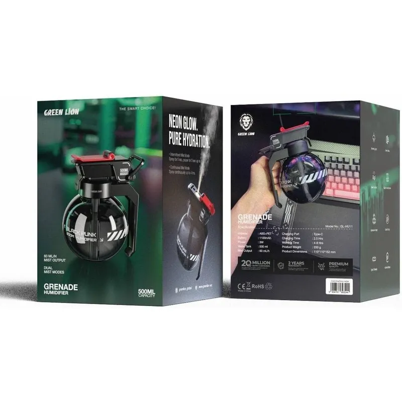 رطوبتساز گرین لاین مدل Grenade Humidifier
