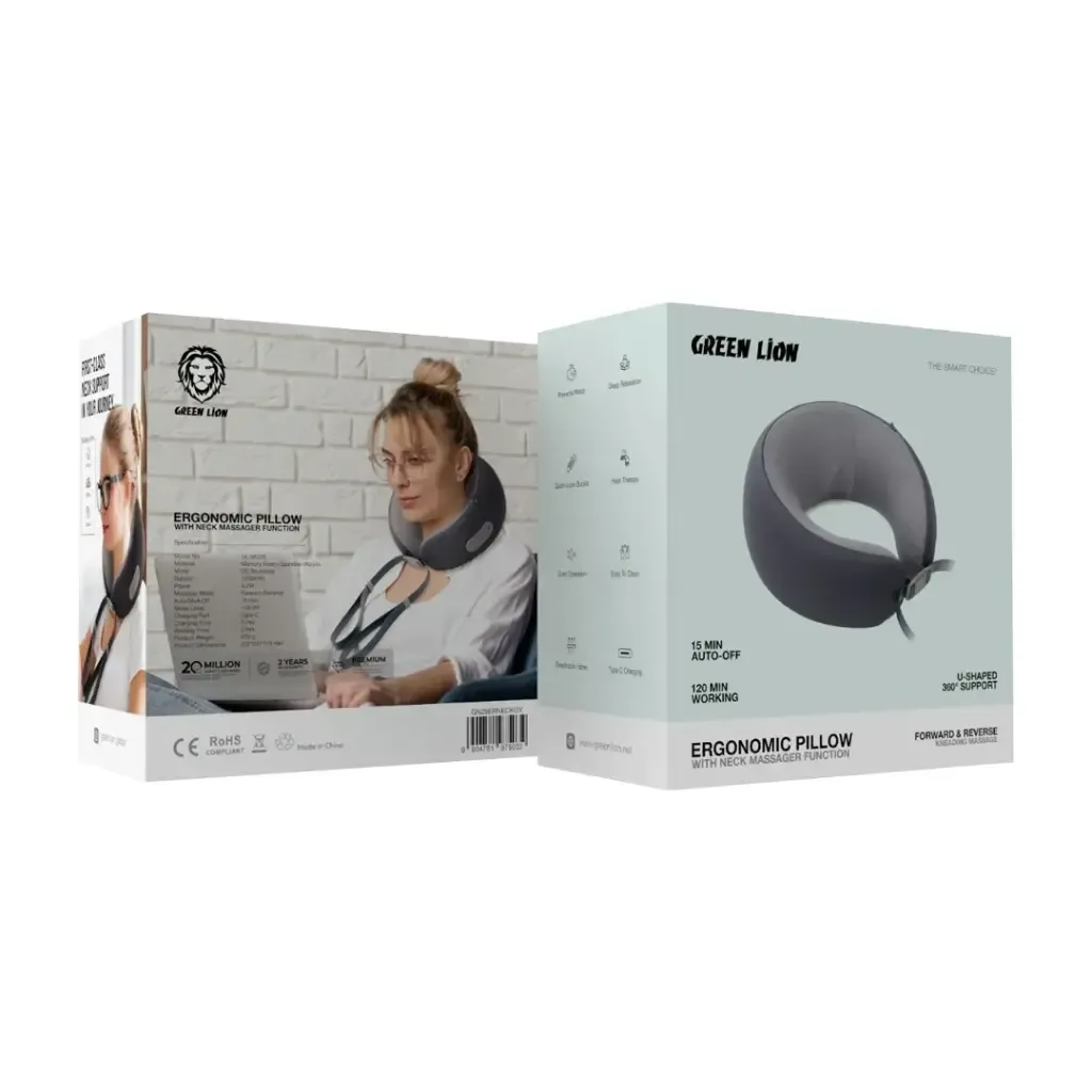 بالش ماساژور ارگونومیک گردن گرین لاین