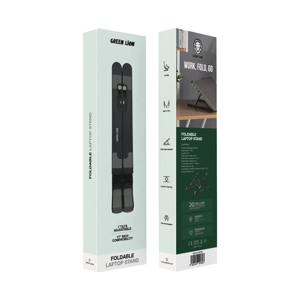 پایه لپتاپ تاشو گرین لاین مدل Foldable