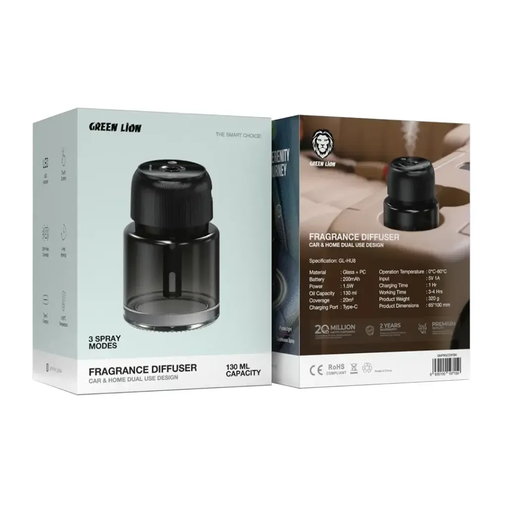 خوشبوکننده گرین لاین ظرفیت ۱۳۰ میلیلیتر