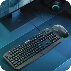 کیبورد و ماوس گیمینگ گرین لاین مدل GK-400