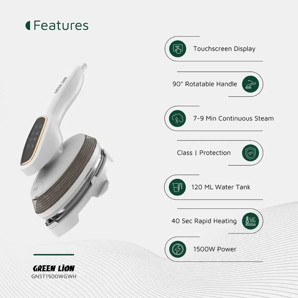 اتو بخار گرین لاین مدل Steam Glide