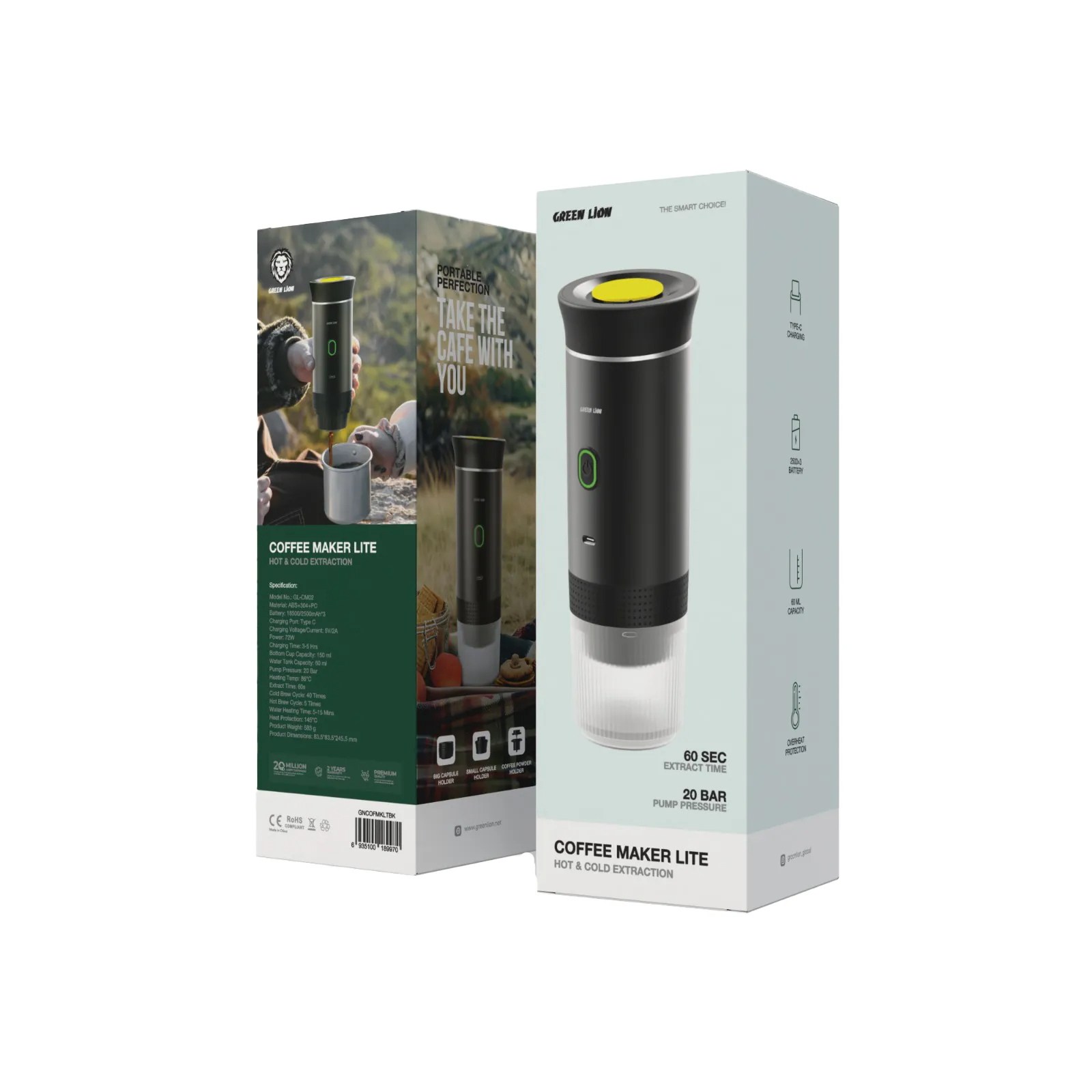 قهوهساز قابل حمل گرین لاین مدل Coffee Maker Lite