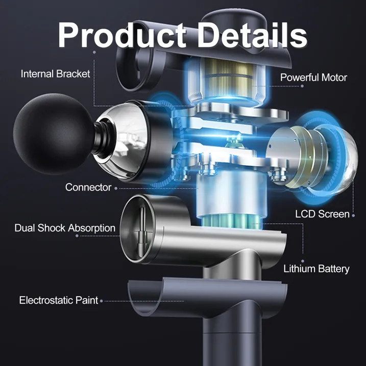 ماساژور تفنگی حرفهای Konka با ۸ سری