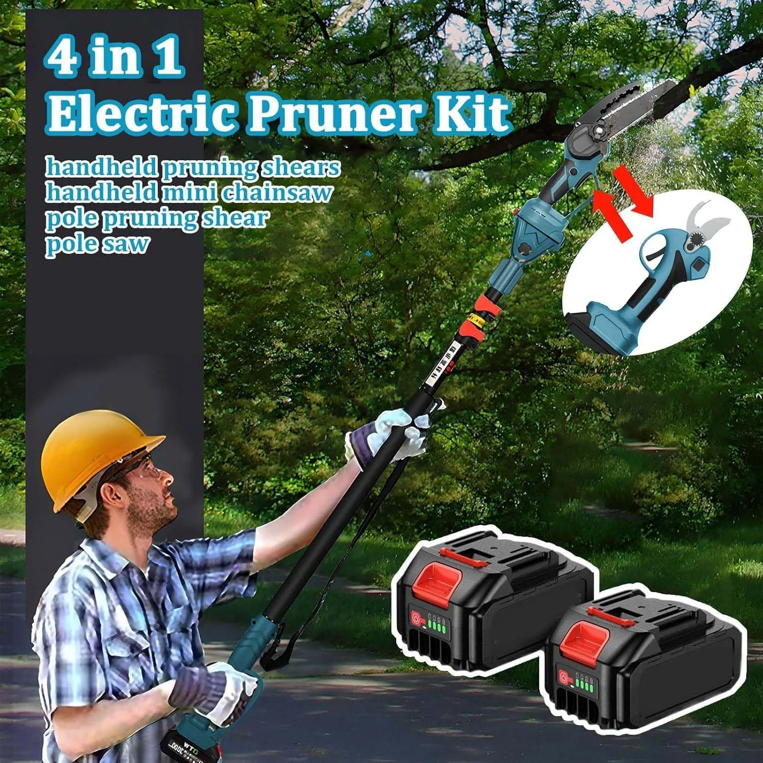 مجموعه ابزار باغبانی ۴ کاره