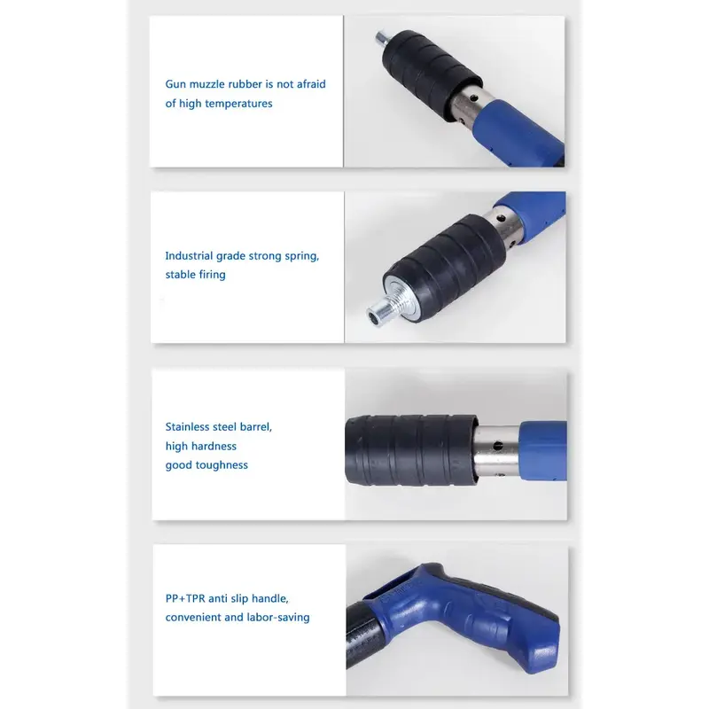 میخکوب فشاری عصایی مدل آهن و بتن